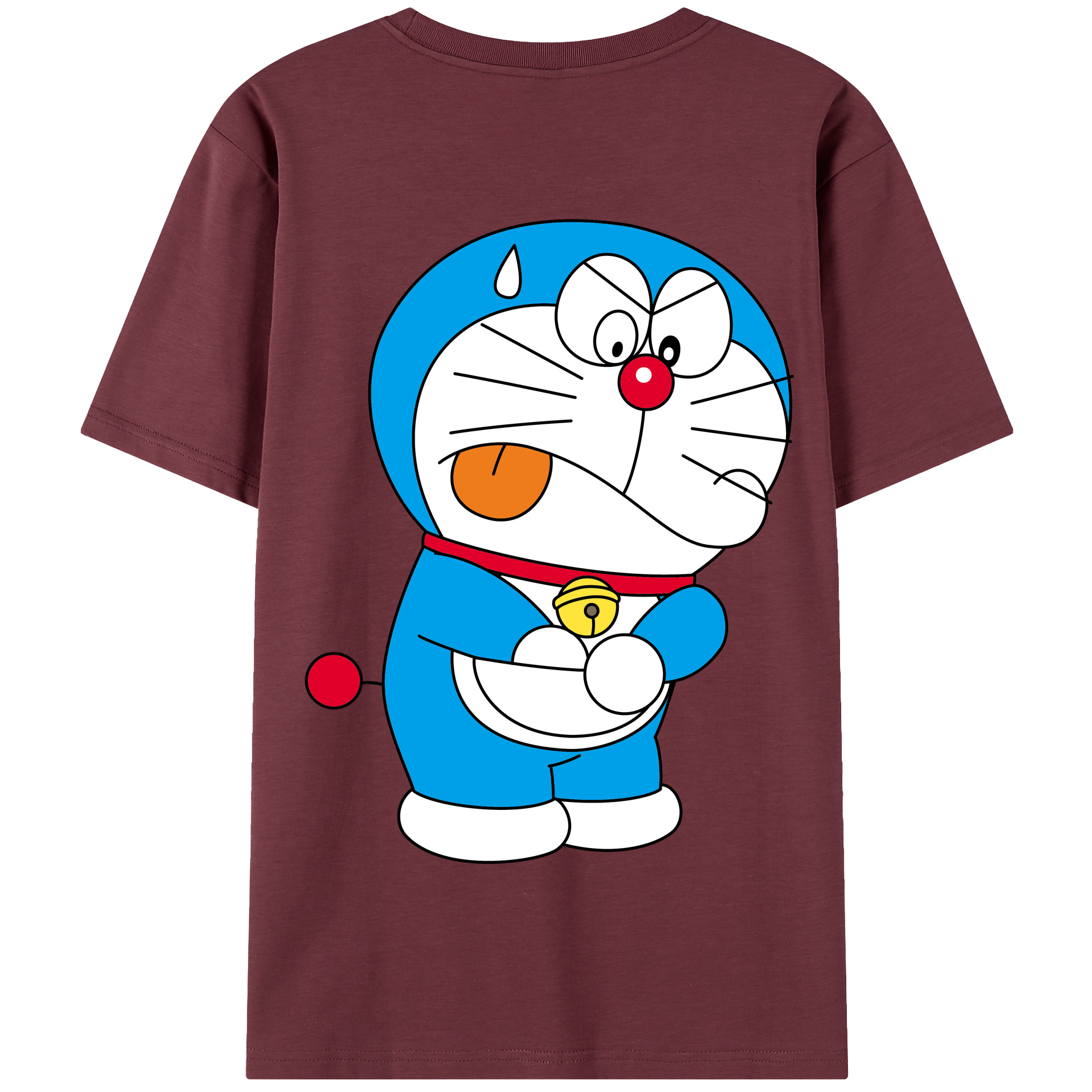（画像用） ドラえもん Doraemon 綿100％半袖Tシャツ（背面プリント）